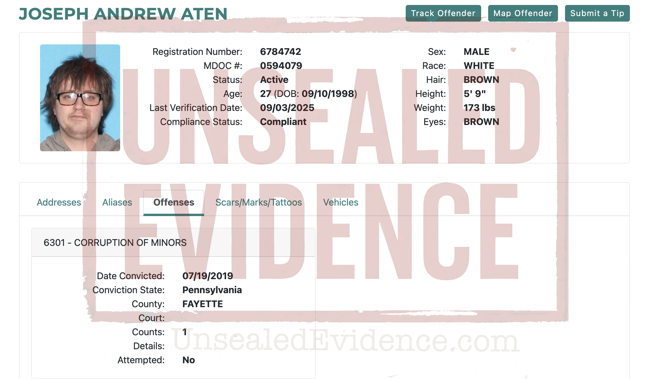 Joseph Aten - Roommate of Rebecca & Richard