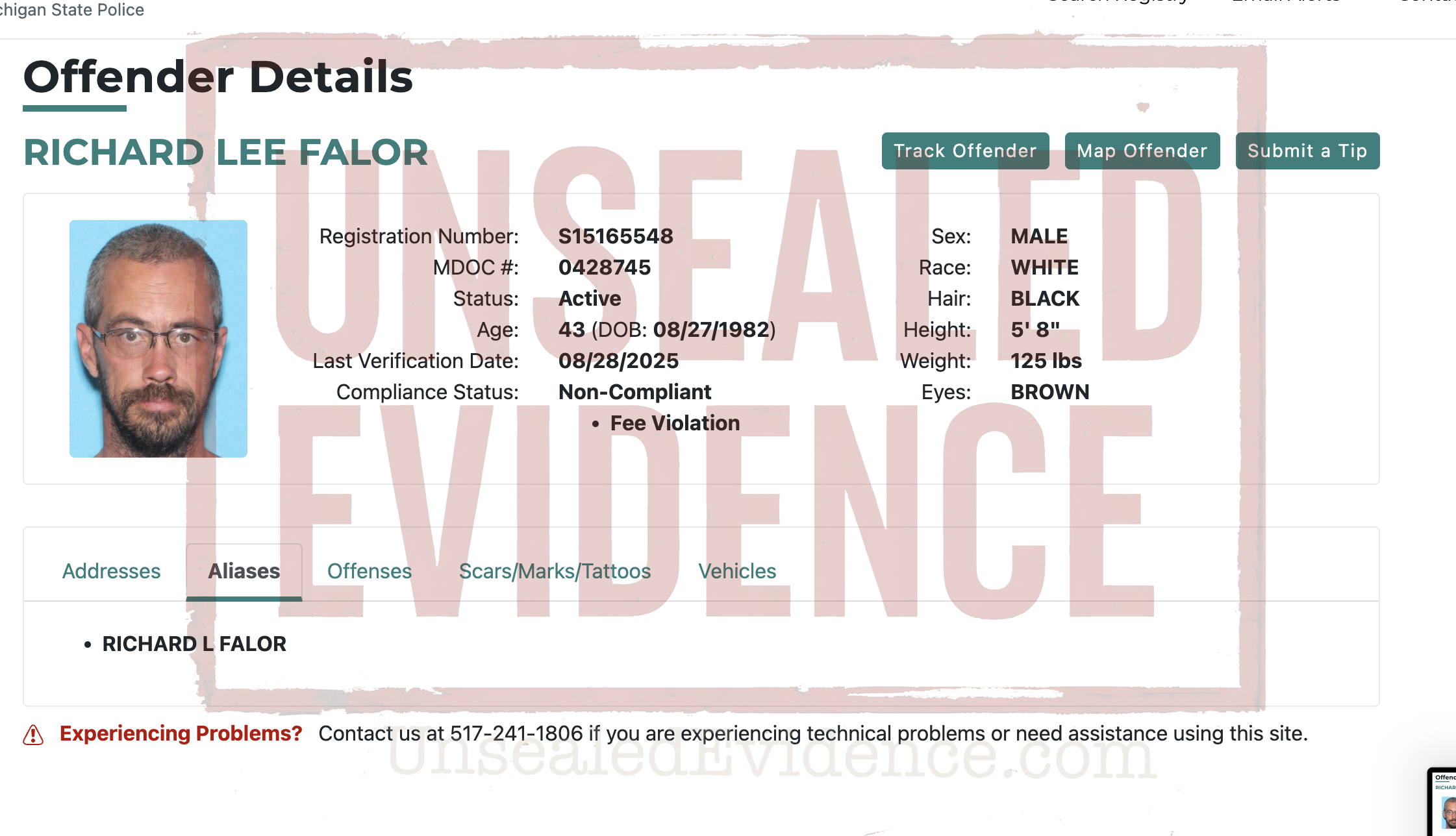 Richard Lee Falor, Becca's Fiance and baby daddy