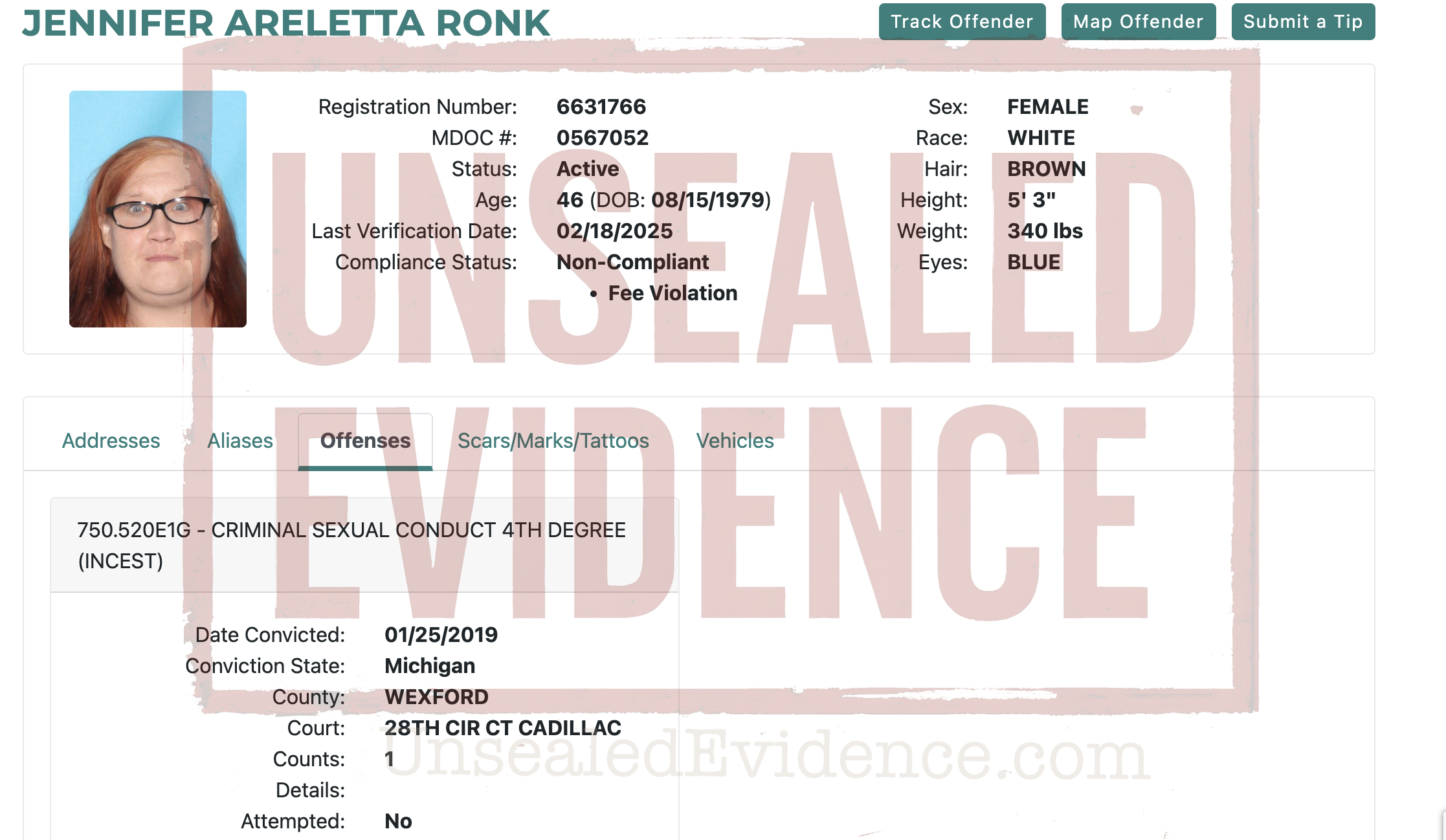 Jennifer Ronk - Mother of Page