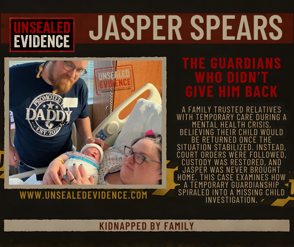 Case image for The Guardians Who Didn’t Give Him Back: Jasper Michael Spears